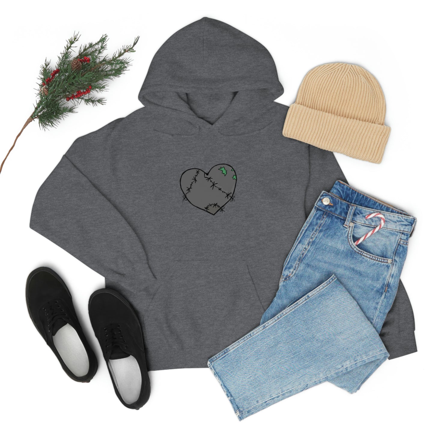 DemongelicK Domain LOGO - Unisex Heavy Blend™ Hooded Sweatshirt