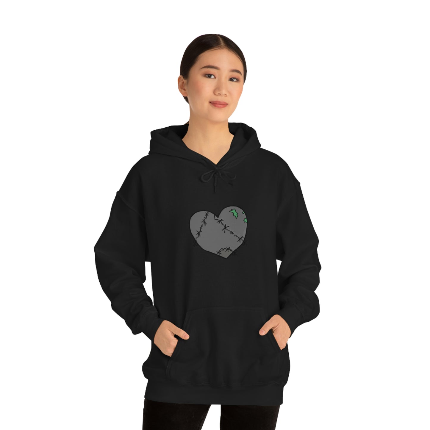 DemongelicK Domain LOGO - Unisex Heavy Blend™ Hooded Sweatshirt