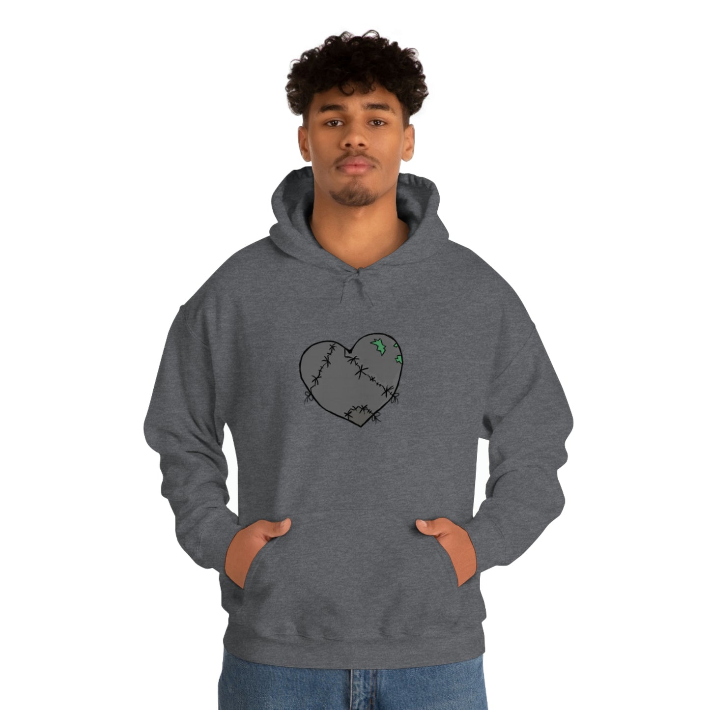 DemongelicK Domain LOGO - Unisex Heavy Blend™ Hooded Sweatshirt