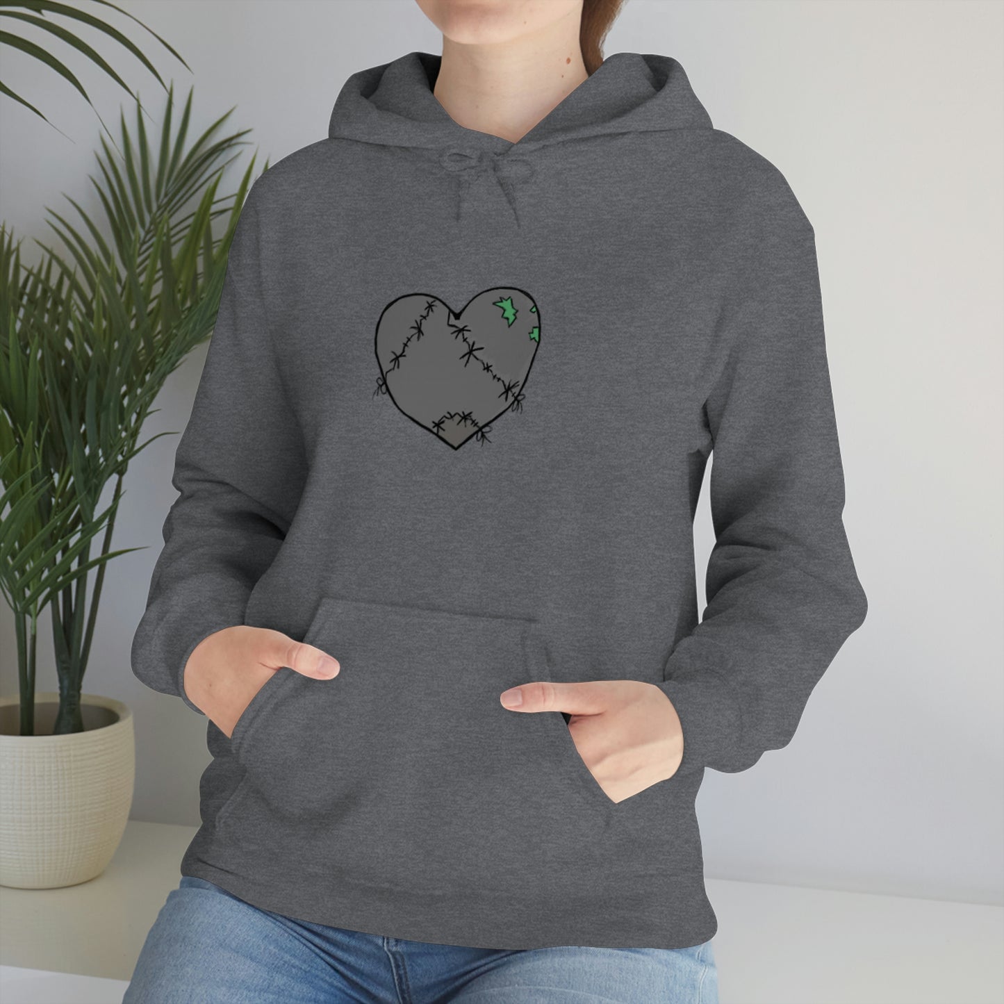 DemongelicK Domain LOGO - Unisex Heavy Blend™ Hooded Sweatshirt
