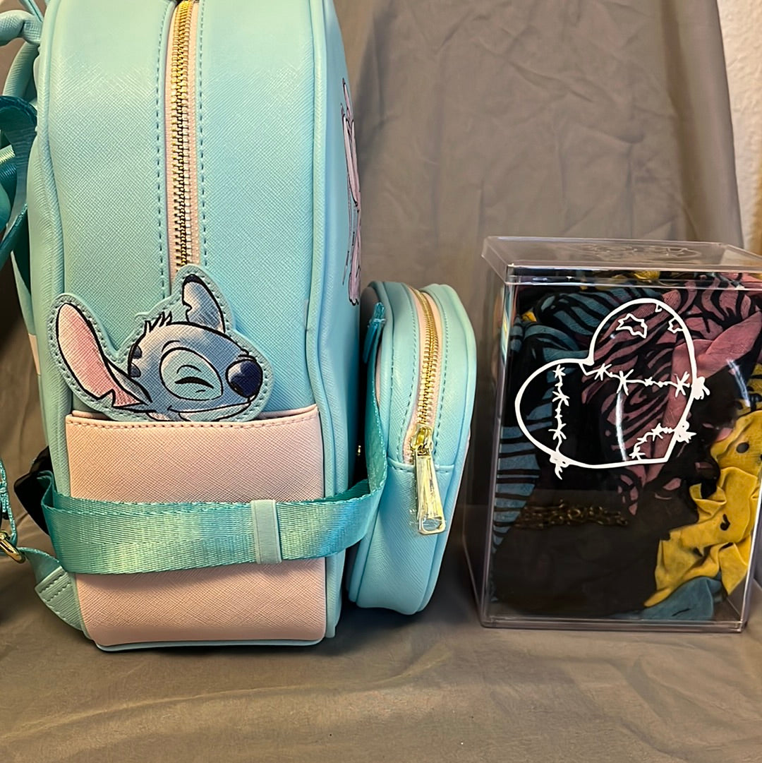 Loungefly - Stitch and Angel Valentine Mini Backpack