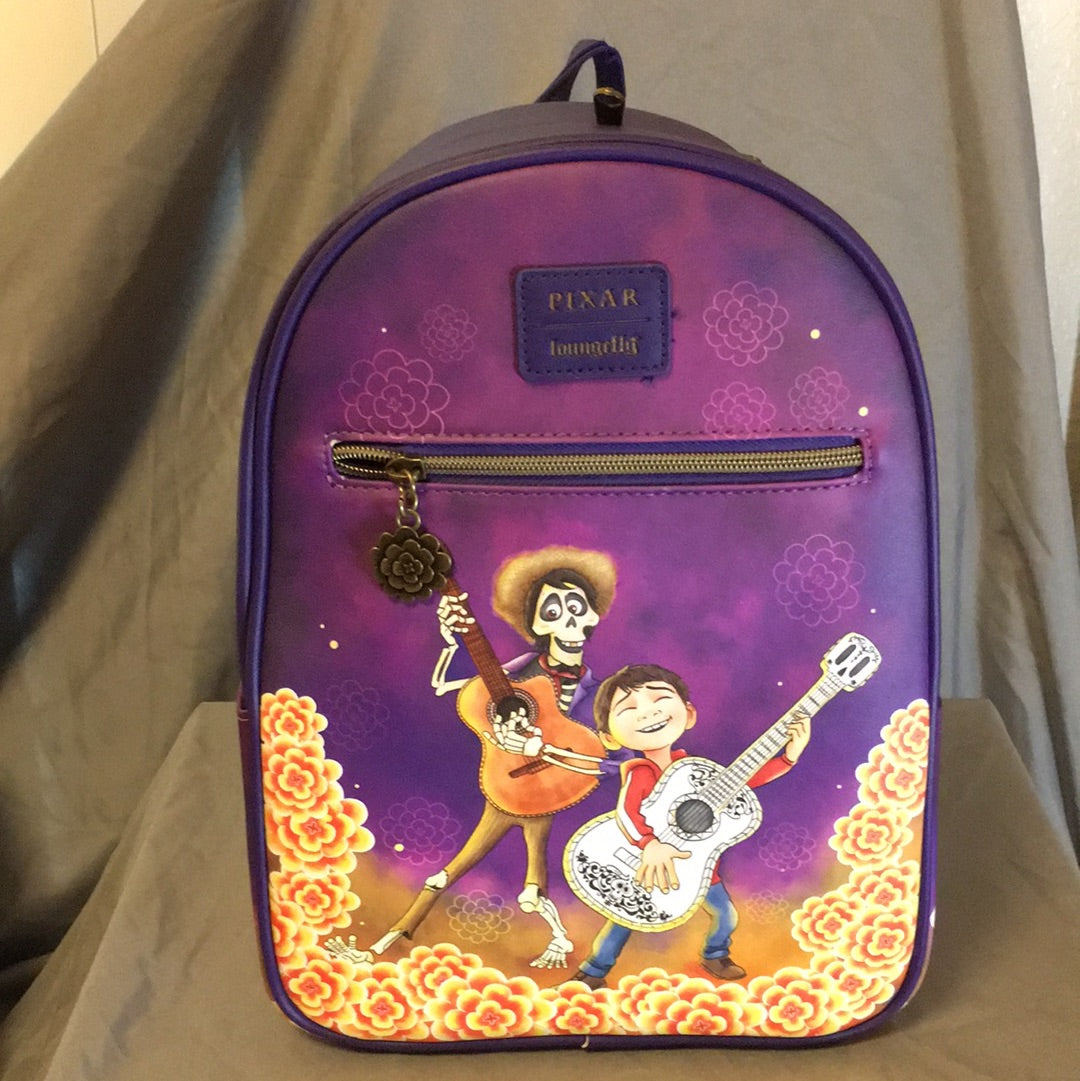 Loungefly - Coco Guitars in the Marigolds Mini Backpack