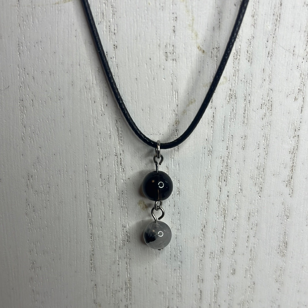 Duo Set : Smoky Quartz