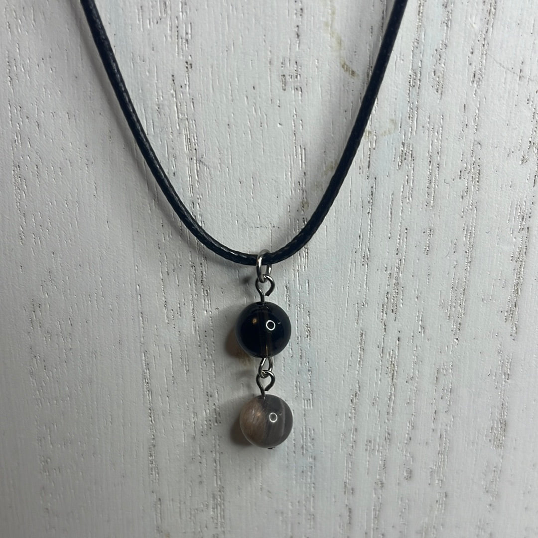 Duo Set : Smoky Quartz