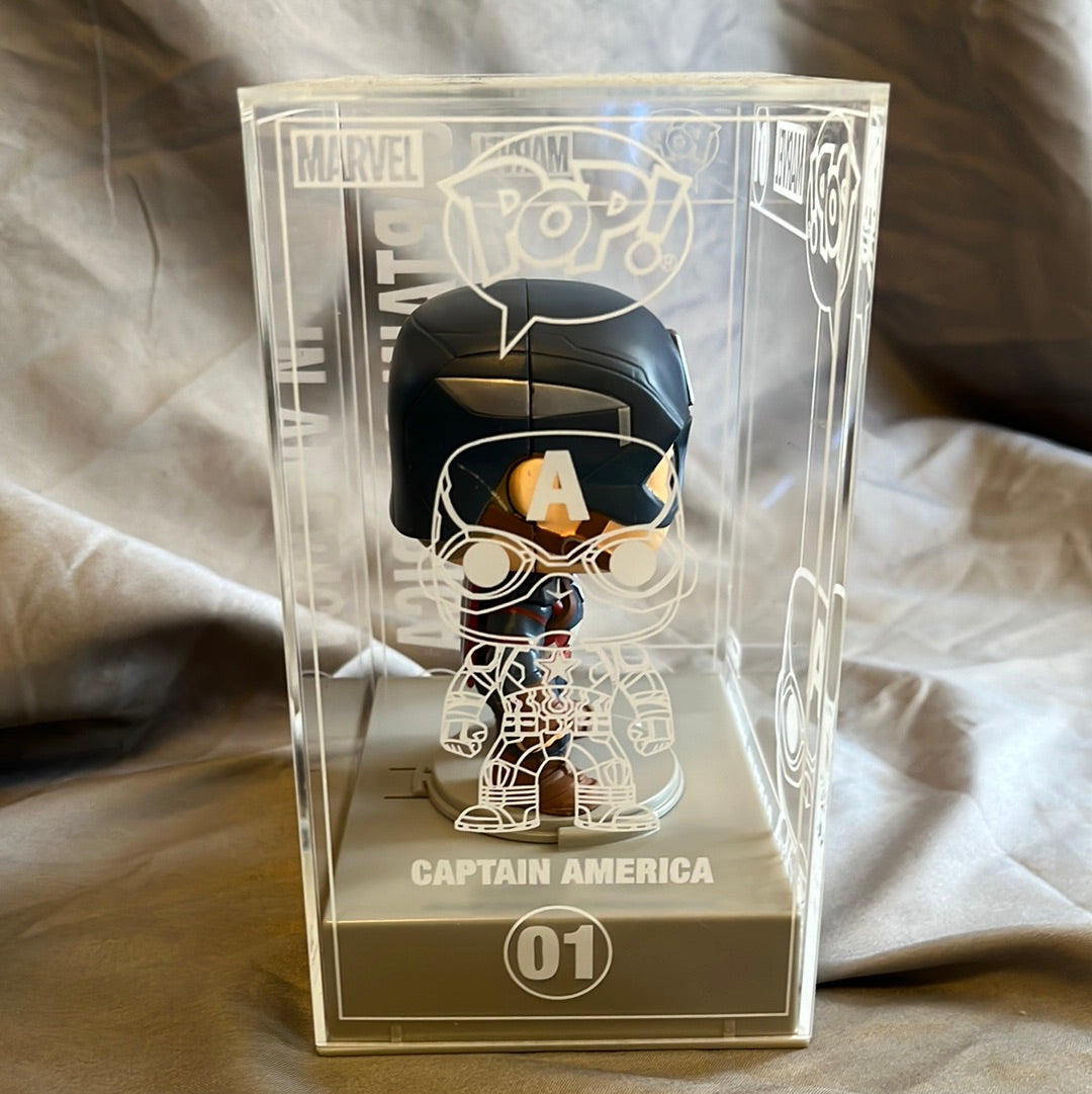 Die-Cast Captain America - FUNKO 01 - SDCC Exclusive - NON-CHASE