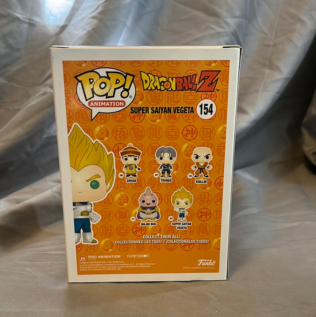 Super Saiyan Vegeta - FUNKO 154 - Toy Tokyo - SDCC 2018 Exclusive Gold Chrome