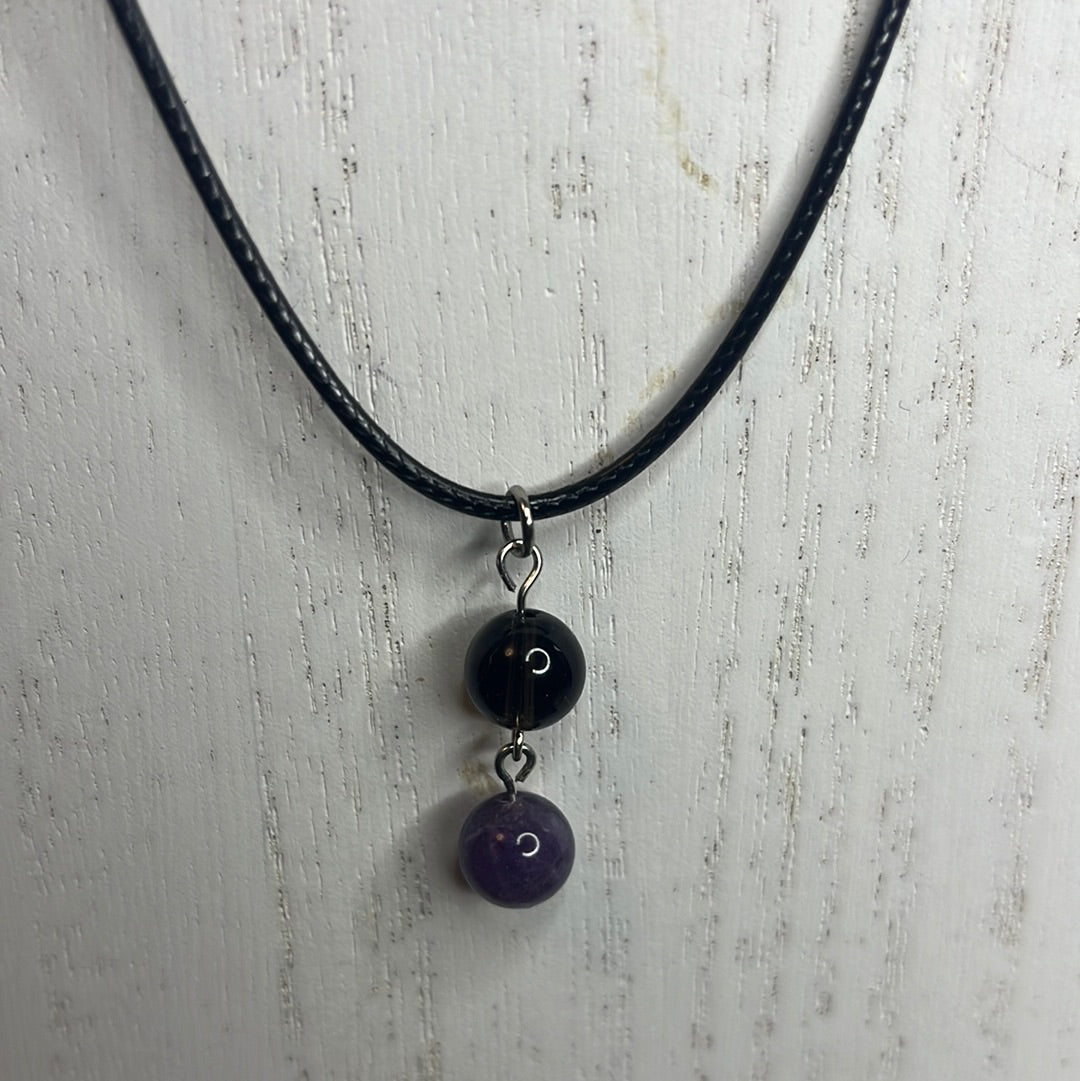 Duo Set : Smoky Quartz