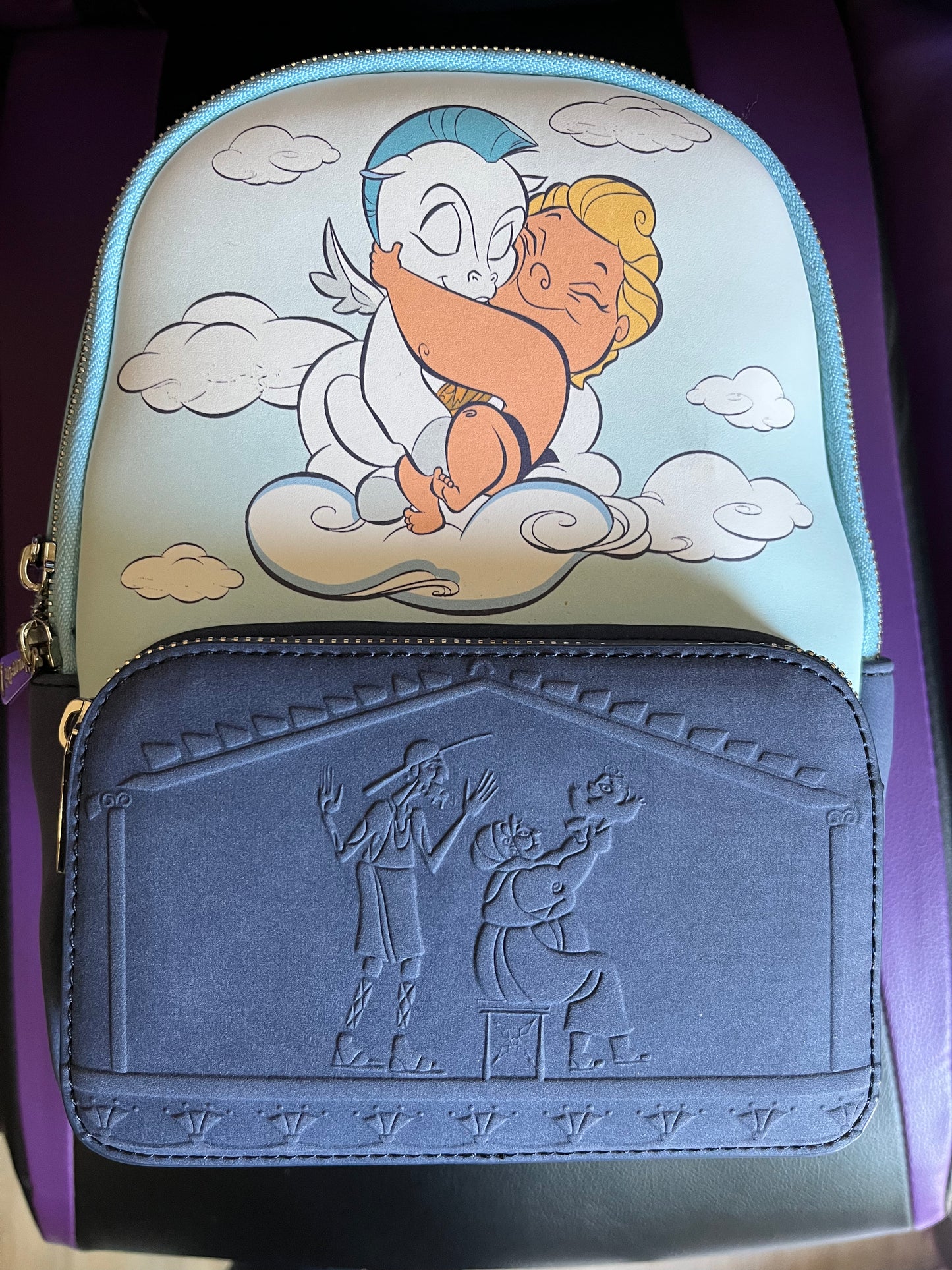 Hercules Family - LOUNGEFLY Mini Backpack (Baby Hercules and Pegasus)