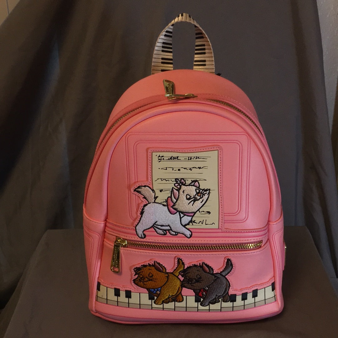 Loungefly Aristocats Kittens on Piano Mini Backpack