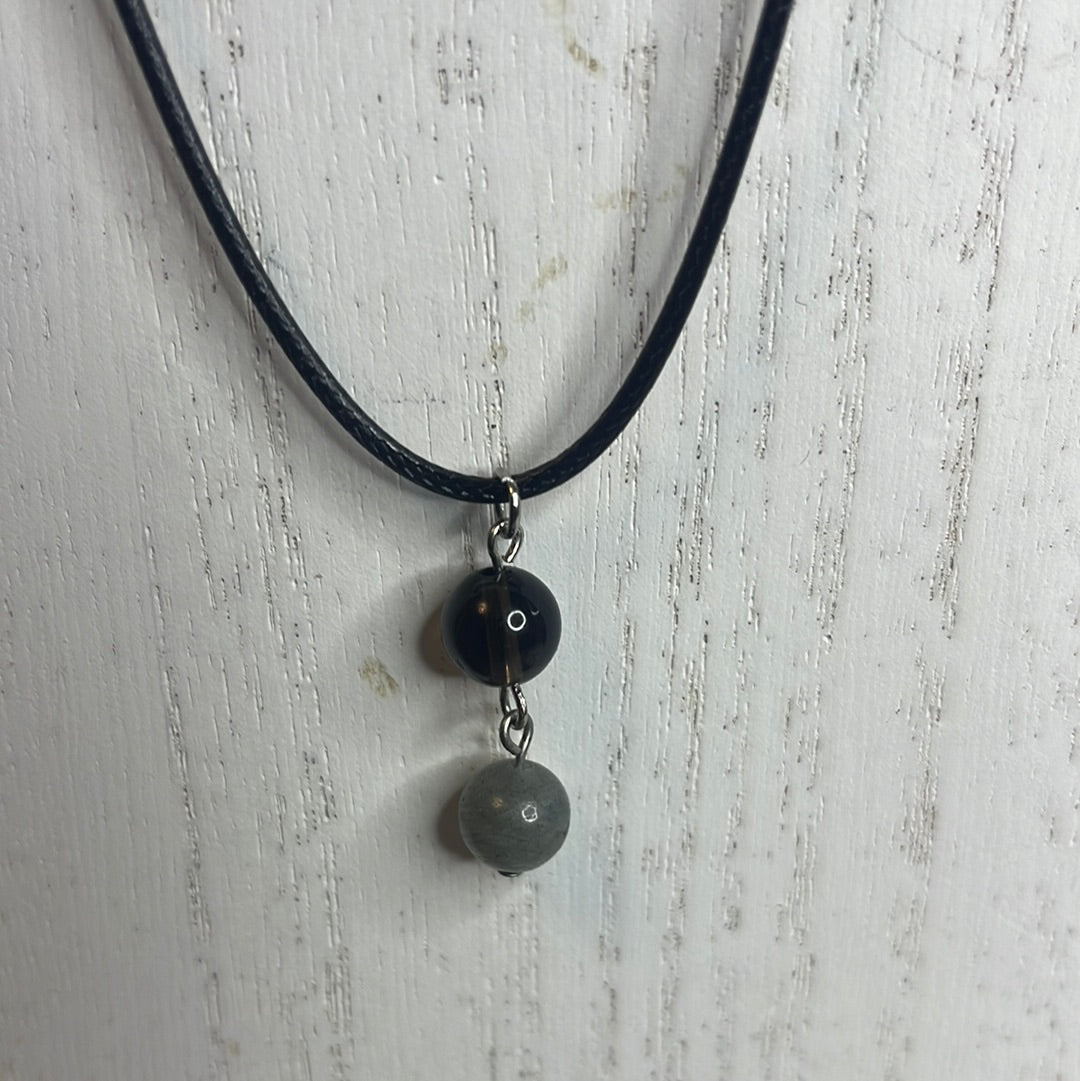 Duo Set : Smoky Quartz