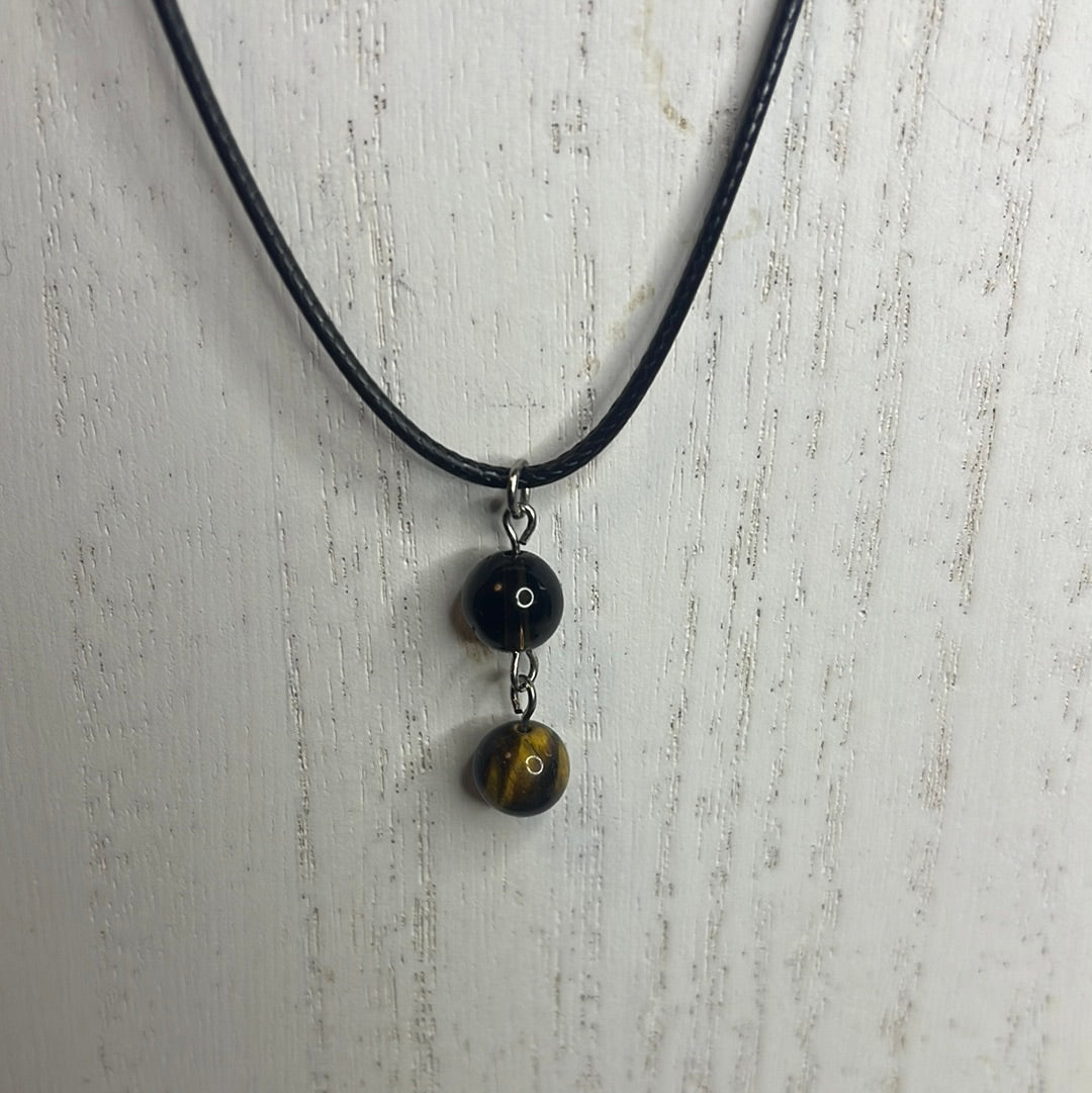 Duo Set : Smoky Quartz