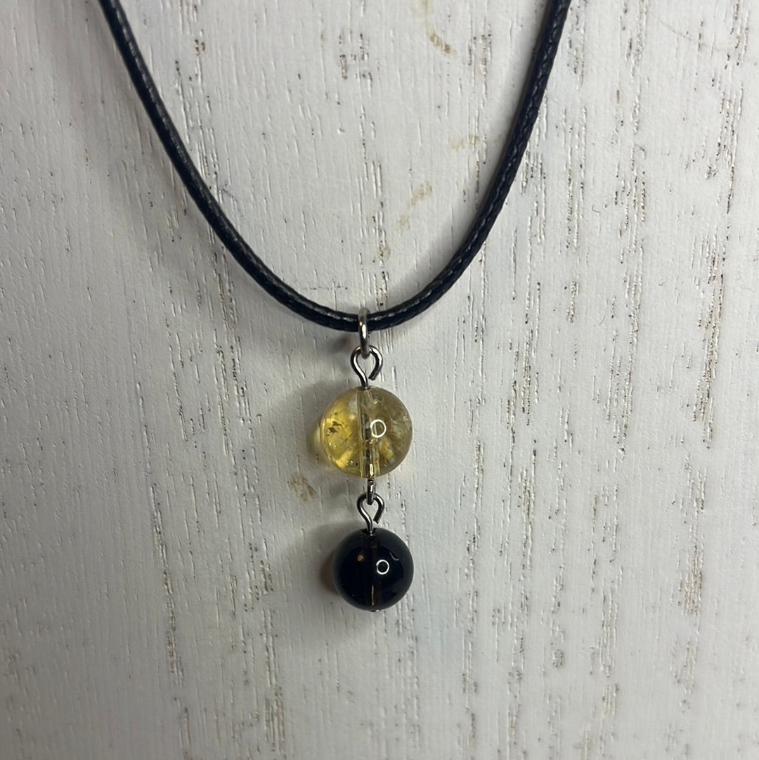 Duo Set : Smoky Quartz