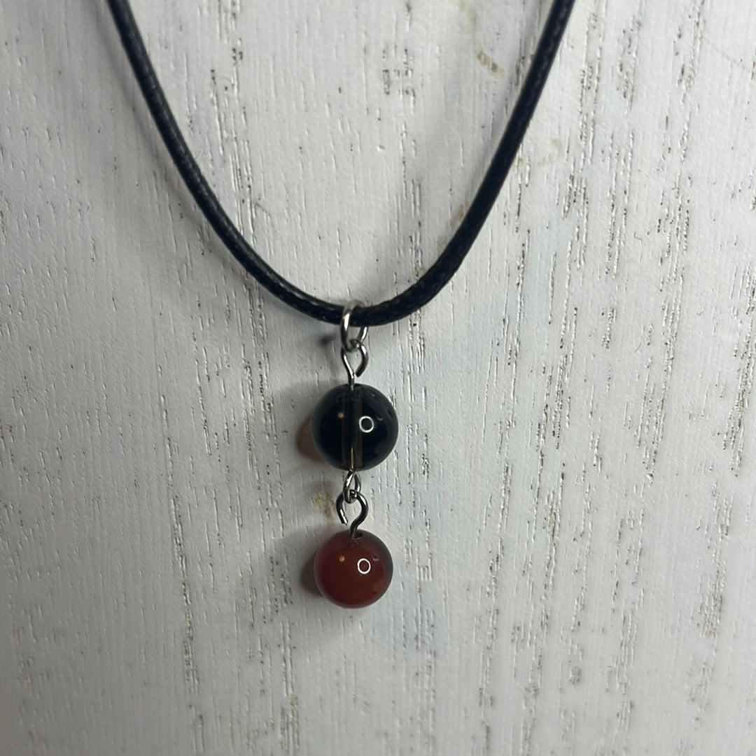 Duo Set : Smoky Quartz