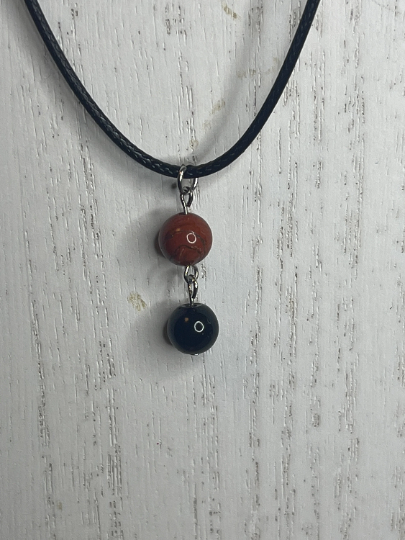 Duo Set : Red Jasper