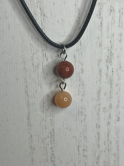 Duo Set : Red Jasper