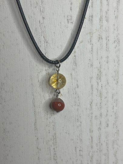 Duo Set : Red Jasper
