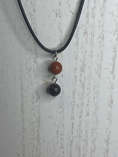 Duo Set : Red Jasper