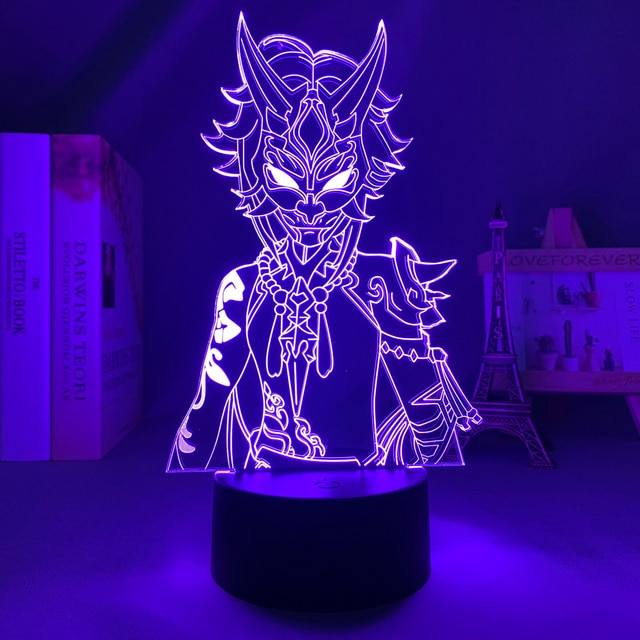 Genshin Night Light 3D Illusion