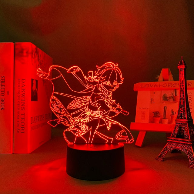 Genshin Night Light 3D Illusion