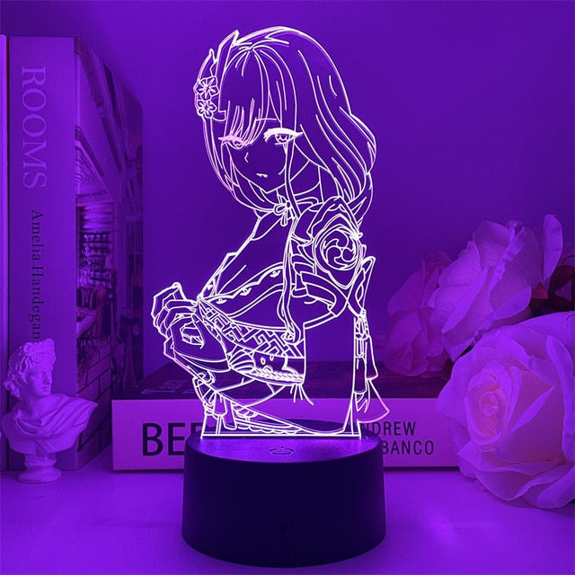 Genshin Night Light 3D Illusion