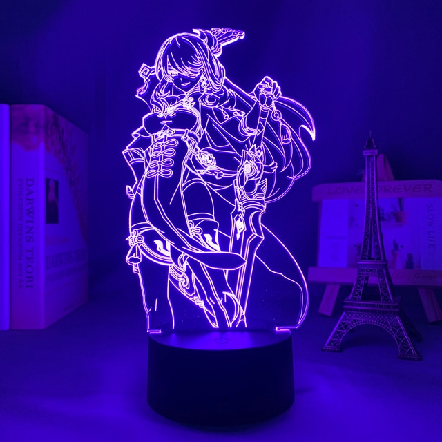 Genshin Night Light 3D Illusion