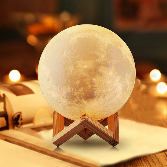 LED Battery Powered Moon Lamp