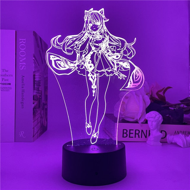 Genshin Night Light 3D Illusion