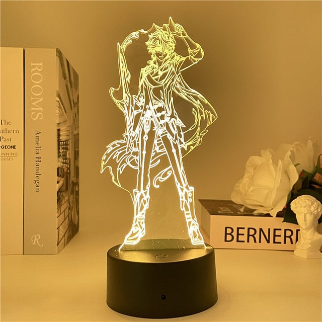 Genshin Night Light 3D Illusion