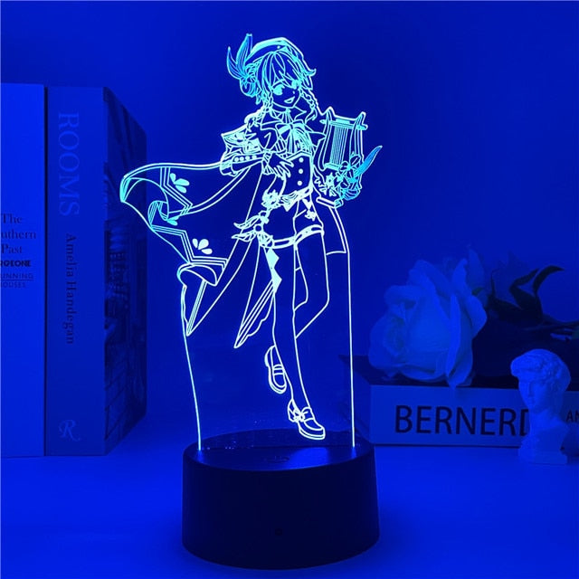 Genshin Night Light 3D Illusion