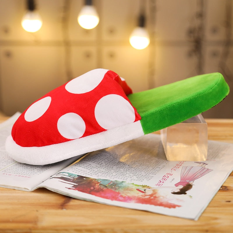 Piranha House Slippers with Pipe stand