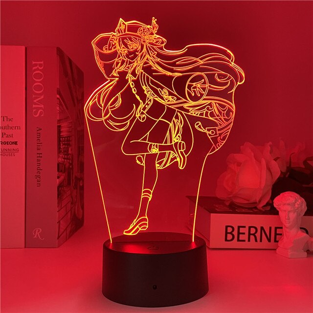 Genshin Night Light 3D Illusion