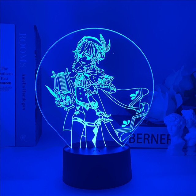 Genshin Night Light 3D Illusion