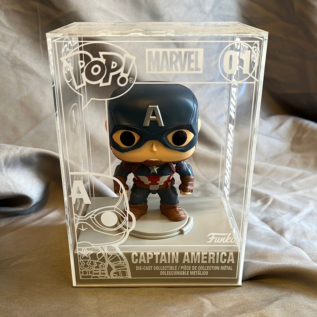Die-Cast Captain America - FUNKO 01 - SDCC Exclusive - NON-CHASE