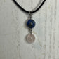 Lapis Lazuli and Rose Quartz pendant