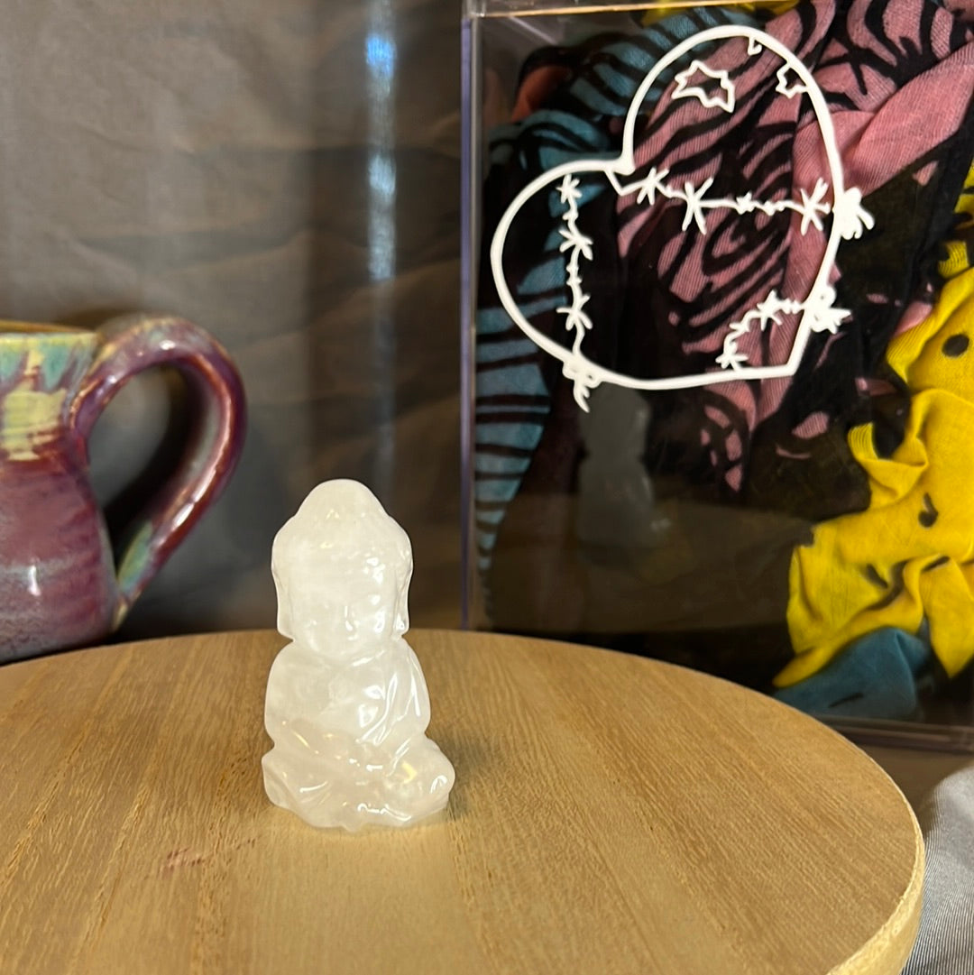 Clear Quartz Buddha