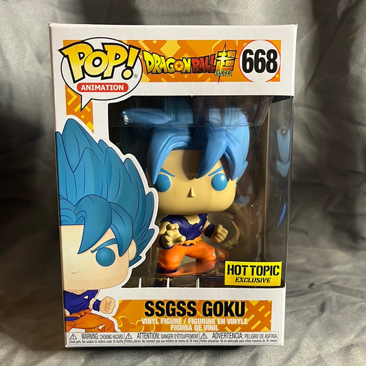 SSGSS Goku - FUNKO 668 - Hot Topic Exclusive