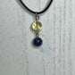 Lapis Lazuli and Citrine pendant