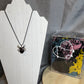 Garnet Spider Necklace
