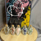 Crystal filled Skull Bottles