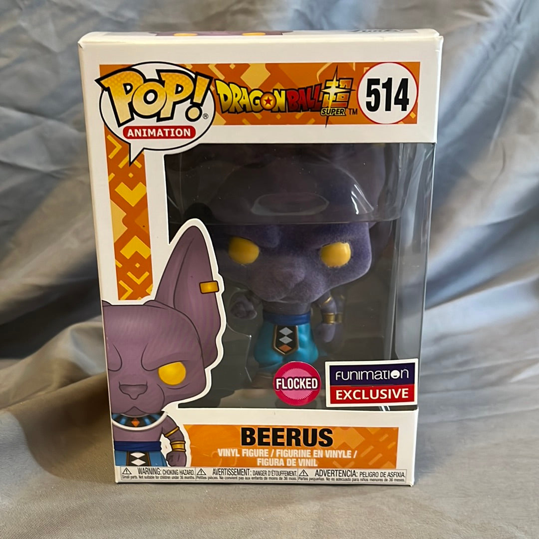 Beerus - FUNKO 514 - FUNIMATION Flocked